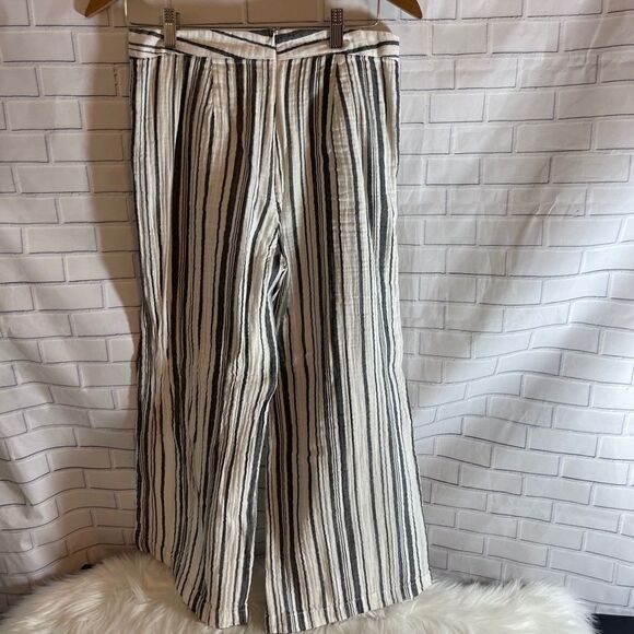 Jen's Priate Booty Garam Mod Stripe Crop Pant Sz L - Picture 4 of 9